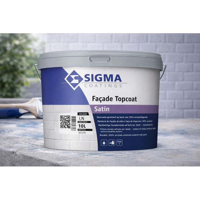 Sigma Facade Topcoat Satin 10 liter