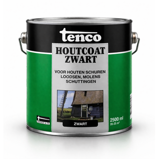 Tenco Houtcoat Zwart