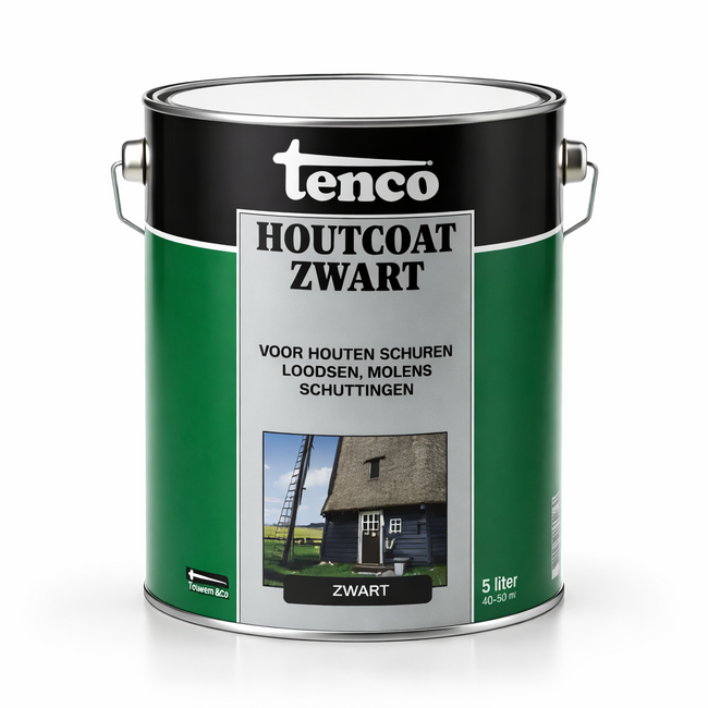 Tenco Houtcoat Zwart