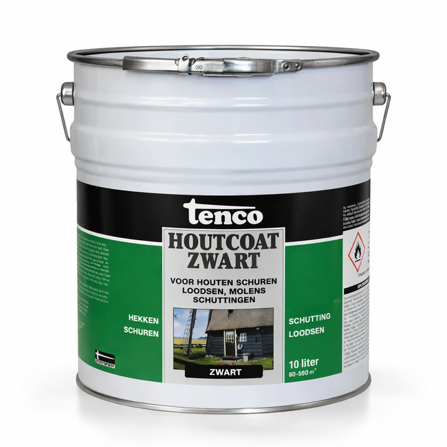 Tenco Houtcoat Zwart