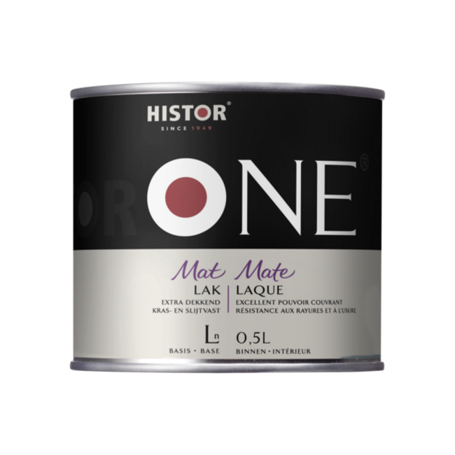 Histor One Lak Acryl Mat 500 ml