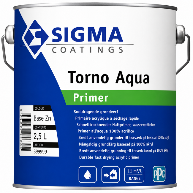 Sigma Torno Aqua Primer 2,5 liter