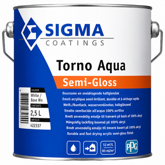 Sigma Torno Aqua Semi-Gloss 2,5 liter