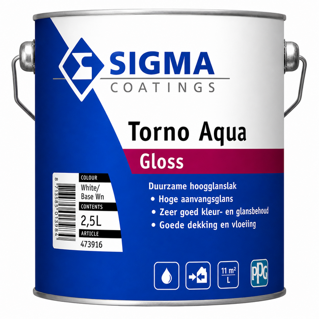 Sigma Torno Aqua Gloss 2,5 liter
