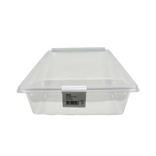 Flocx Kunststof Inzet Verfbak Middel 3 Stuks 25 x 36 cm