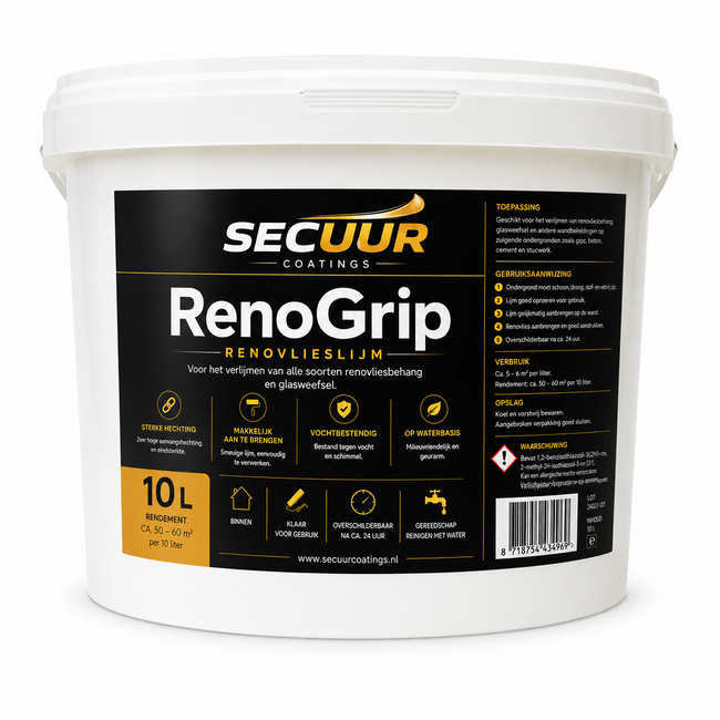 Secuur Coatings RenoGrip Renovlieslijm 10 liter