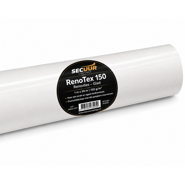 Secuur Coatings RenoTex 150 Renovlies Glad 1 x 50 m