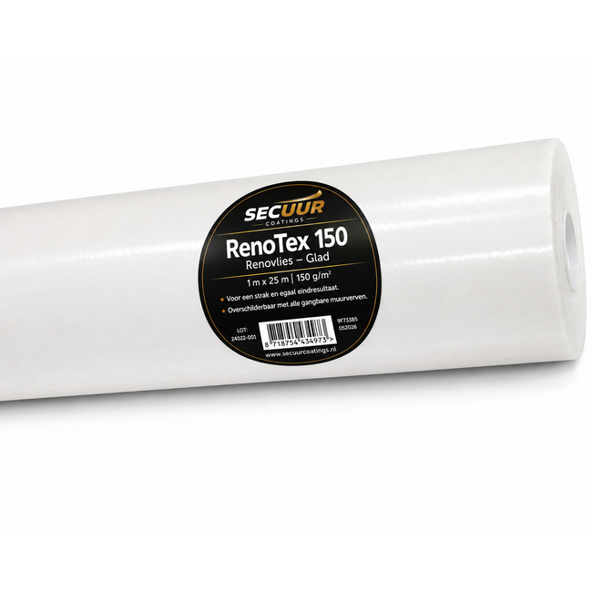 Secuur Coatings RenoTex 150 Renovlies Glad 1 x 25m