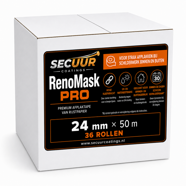 Secuur Coatings RenoMask Pro Afplaktape – Per Doos
