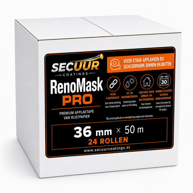 Secuur Coatings RenoMask Pro Afplaktape – Per Doos
