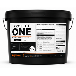Project One Professionele Muurverf Mat 10 liter