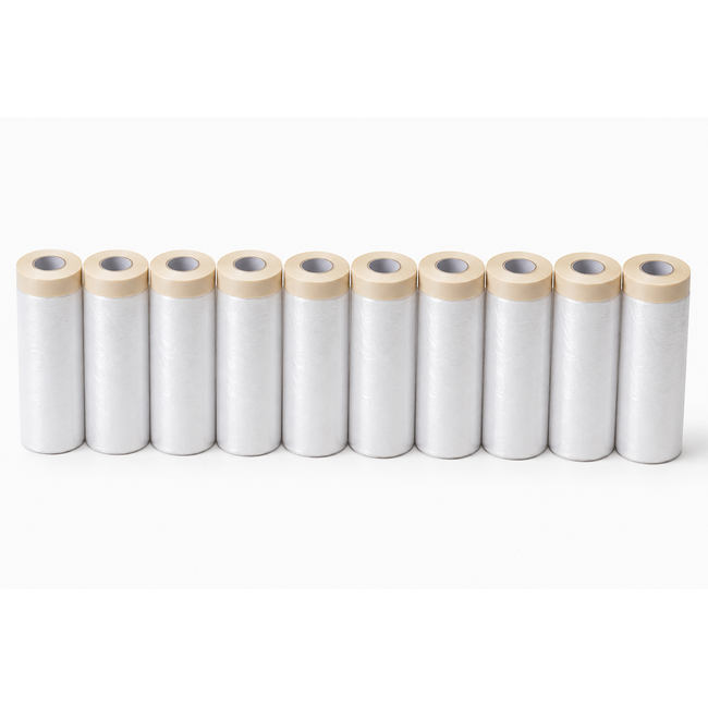 Secuur Coatings RenoMask Cover Afplaktape met Afdekfolie 2700mm x 20 m
