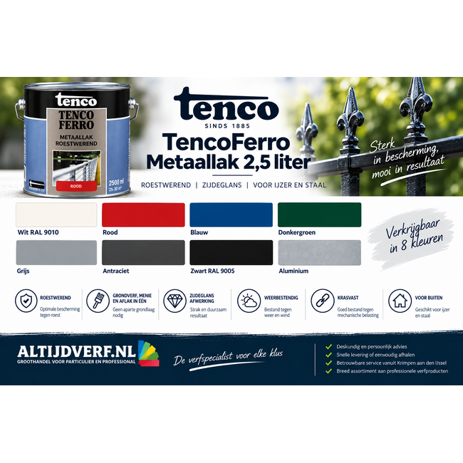 Tenco TencoFerro Metaallak 2,5 liter Alle Kleuren
