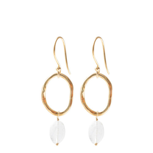 A beautiful story Earrings graceful moonstone gold A beautiful story Earrings graceful moonstone gold