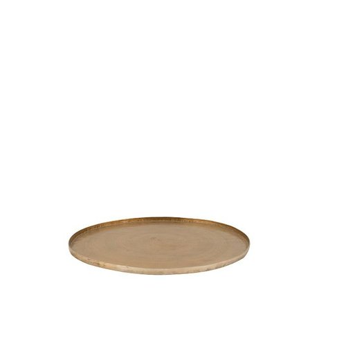 Mrs Bloom Round plate gold 35cm Mrs Bloom Round plate gold 35cm