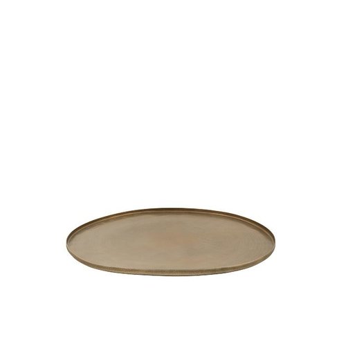 Mrs Bloom Round plate gold 45cm Mrs Bloom Round plate gold 45cm