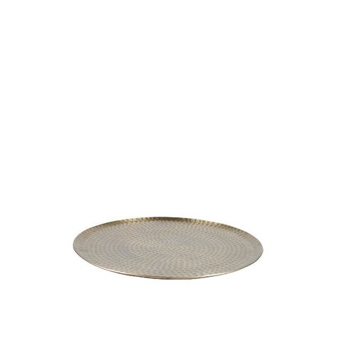 Mrs Bloom Round serving tray gold 40cm Mrs Bloom Round serving tray gold 40cm