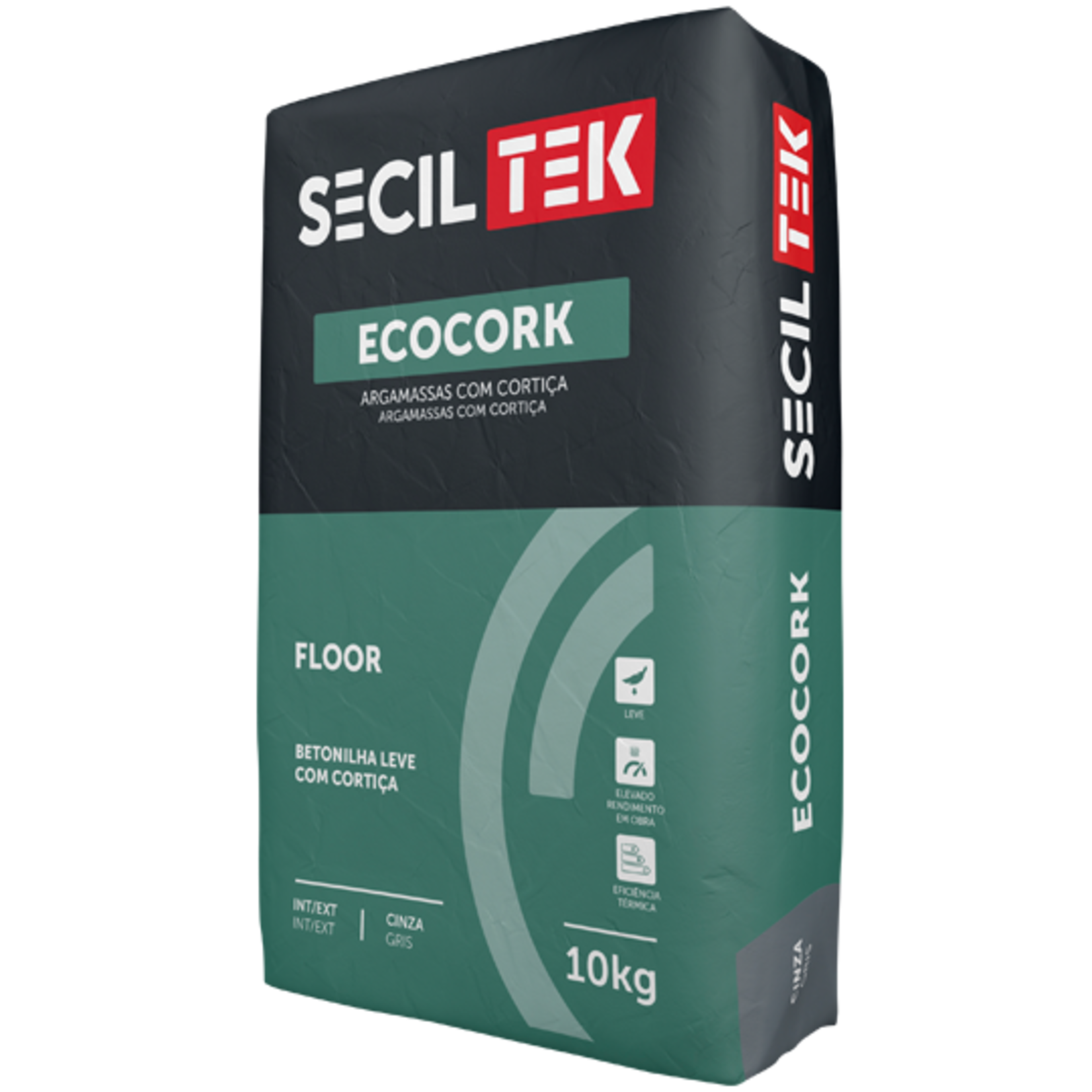 SECILTEK Isolerende Dekvloermortel Ecocork FLOOR met KURK -10kg