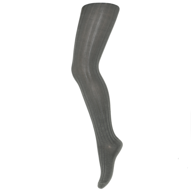 Cotton Rib Tights Agave Green