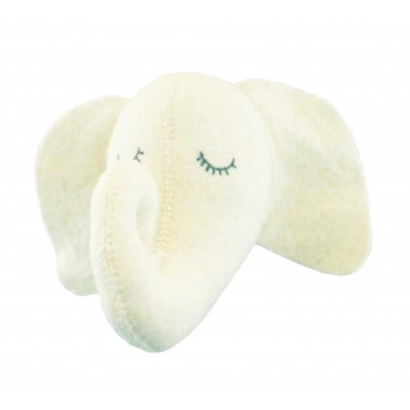 Fiona Walker Cream Sleepy Elephant Head