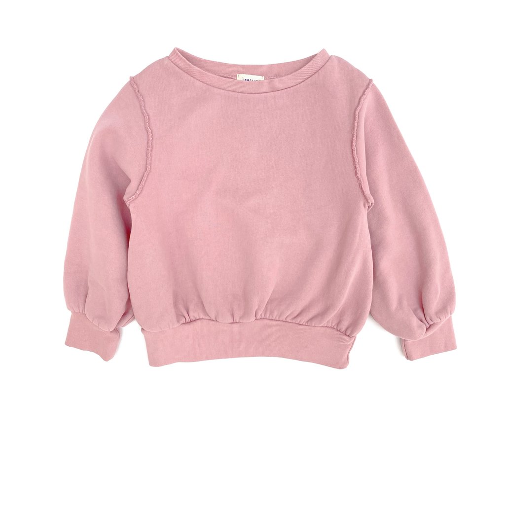 Long Live The Queen Puffed Sweater Blush
