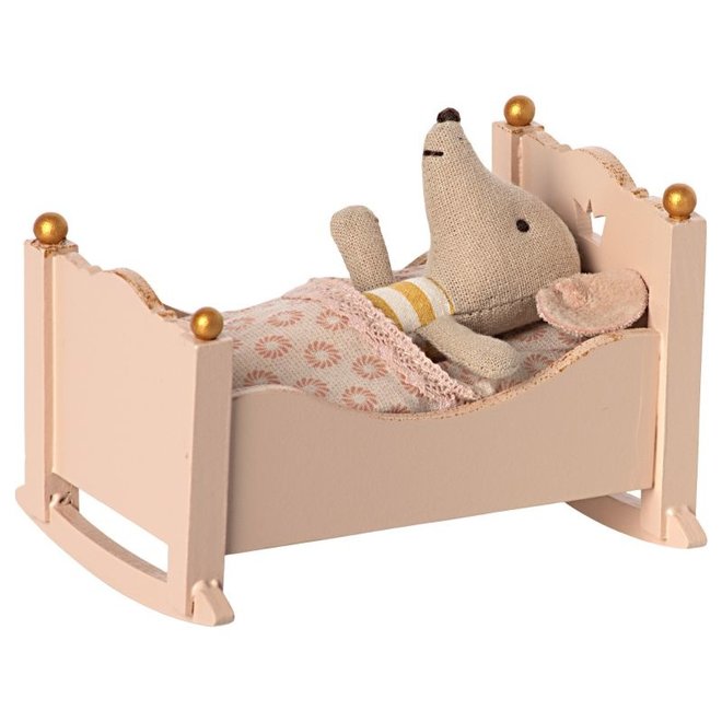 Cradle, Baby Mouse - Rose