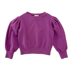Long Live The Queen Puffed Sweater Purple