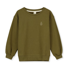 Gray Label Dropped Shoulder Sweater - Olive Green