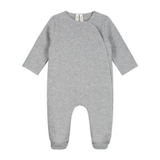 Gray Label Newborn Suit with Snaps - Grey Melange