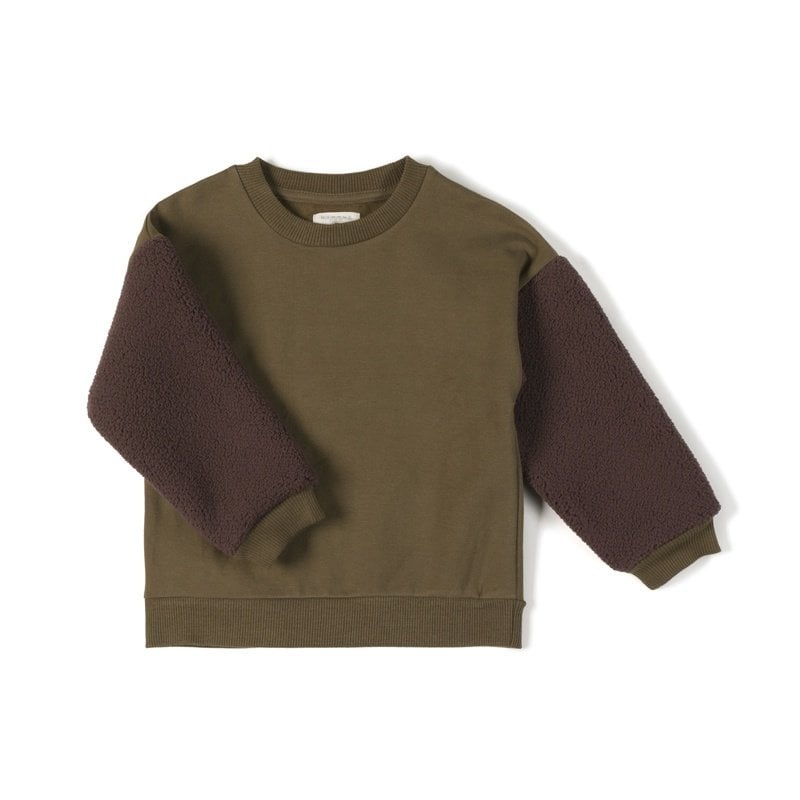 NIXNUT Sleeve Sweater - Khaki