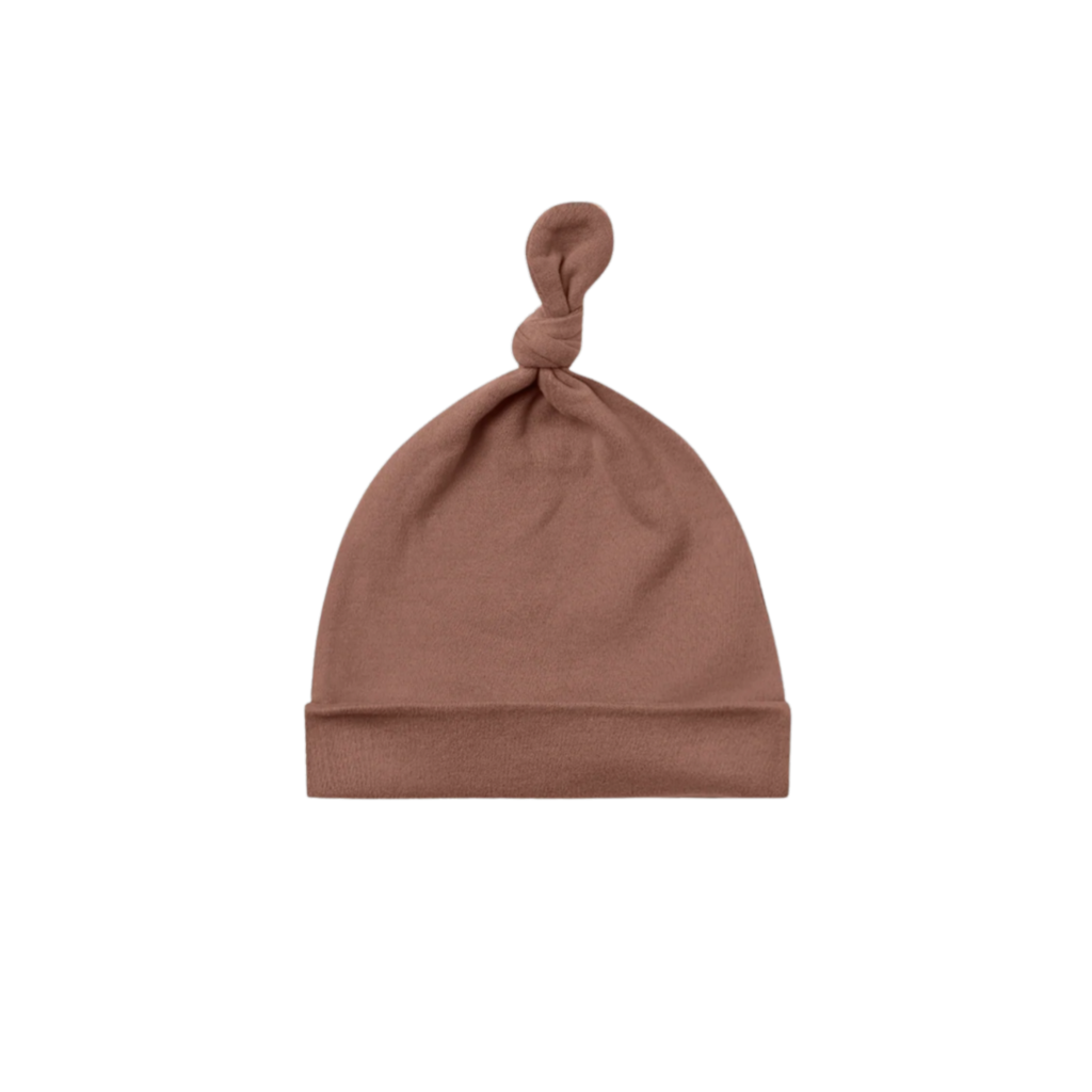 Quincy Mae Knotted Baby Hat - Pecan