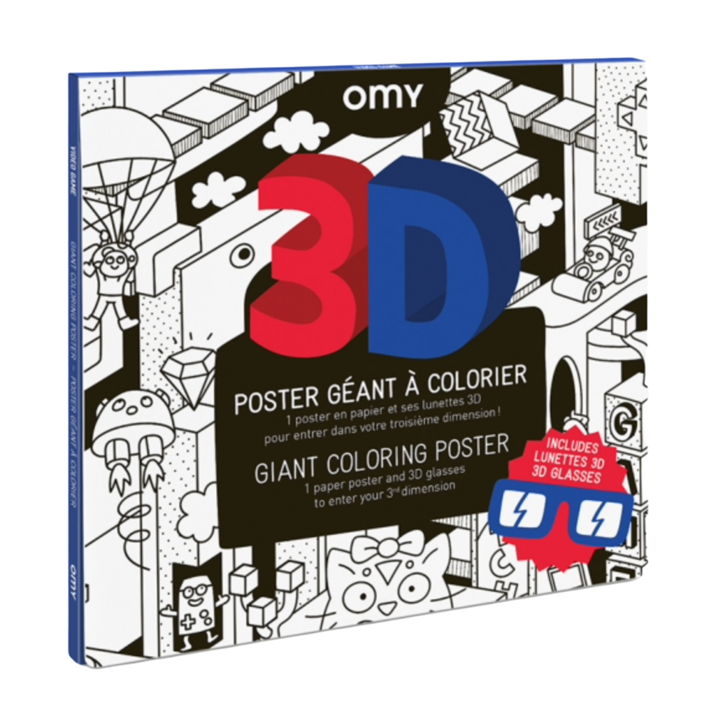 OMY Coloring Poster 3D Games