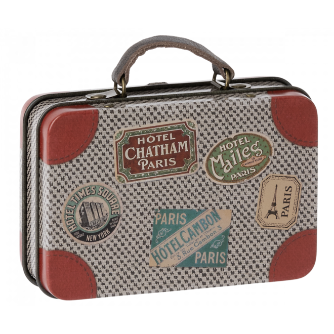 Suitcase Metal - Grey travel