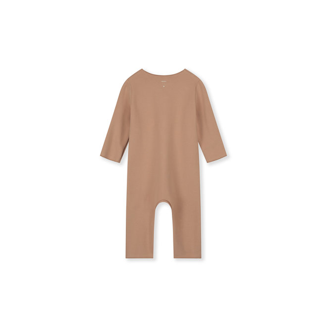 Baby Suit with Snaps - Biscuit