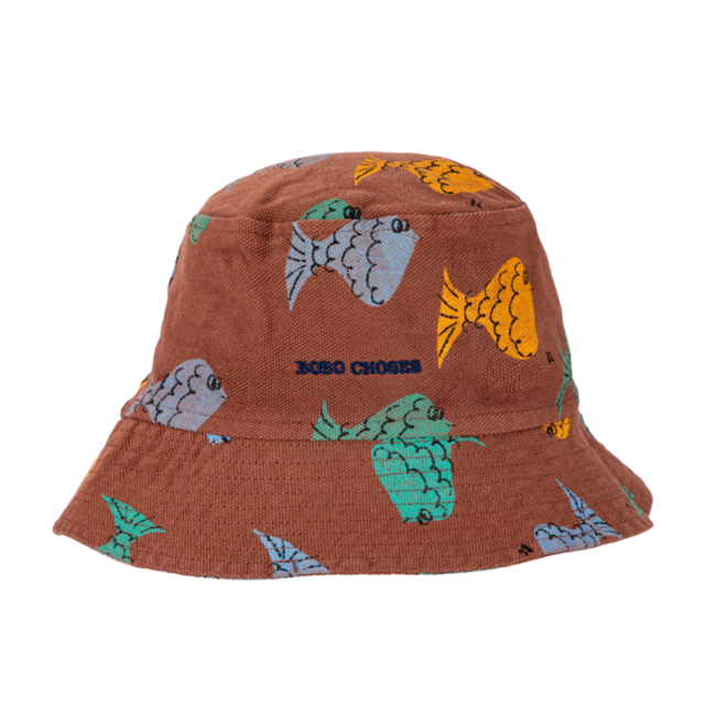 Multicolor Fish all over hat