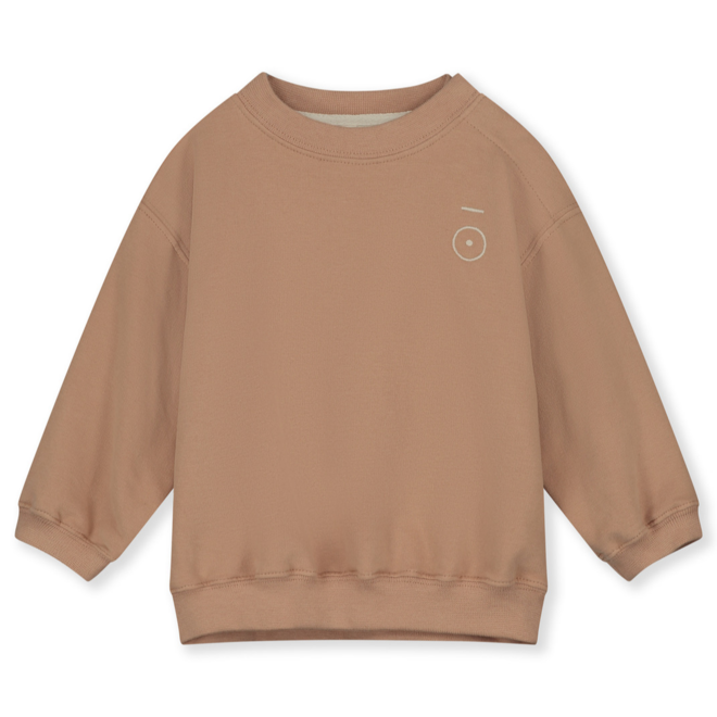 Baby Dropped Shoulder Sweater - Biscuit