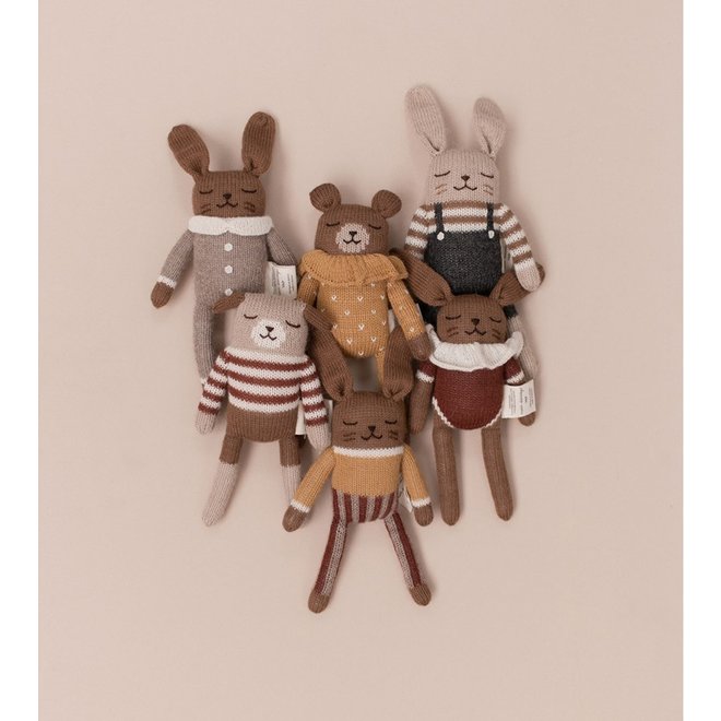 Bunny Soft Toy - Sienna Striped Pants