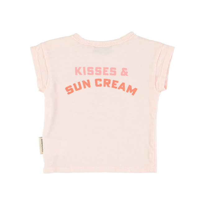 T-Shirt - Lips Print Pink