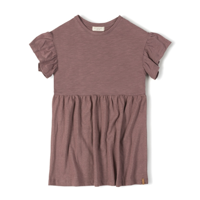 Frill Dress - Mauve