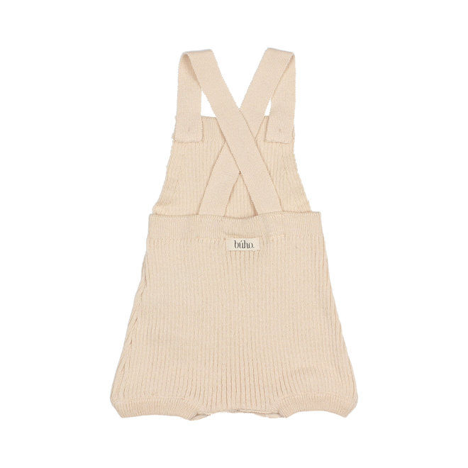 Rib Knit Romper - Sand