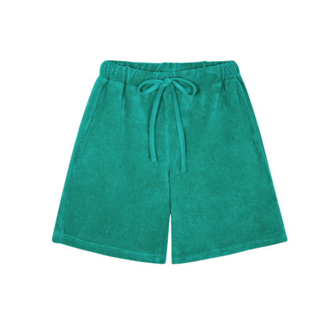 Shorts - Green Terry