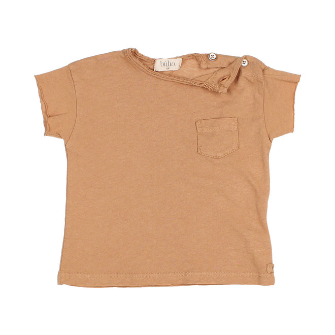 Linen T-Shirt - Caramel