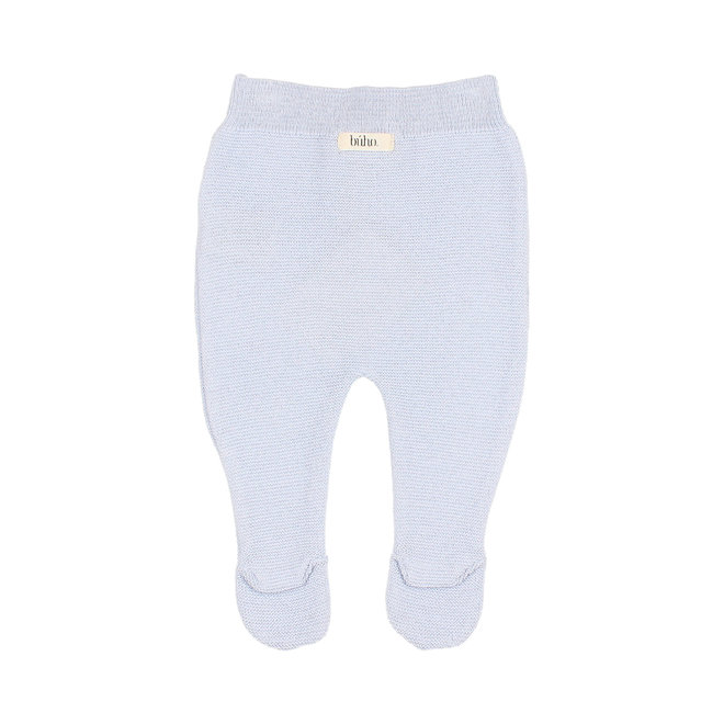 Footed Leggings - Baby Blue