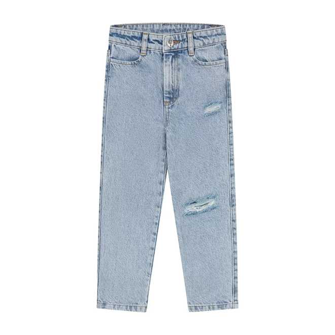 Giulia Unisex Denim Jeans - Snow Blue