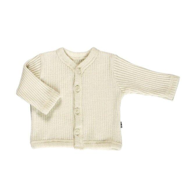 Baby Vest 100% Wol - Natural