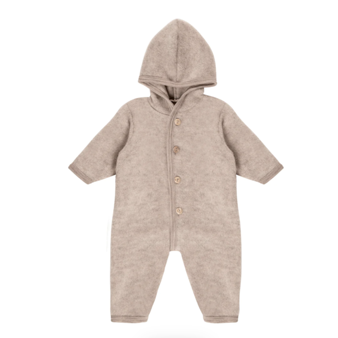 Hooded Overall - Sand Melange