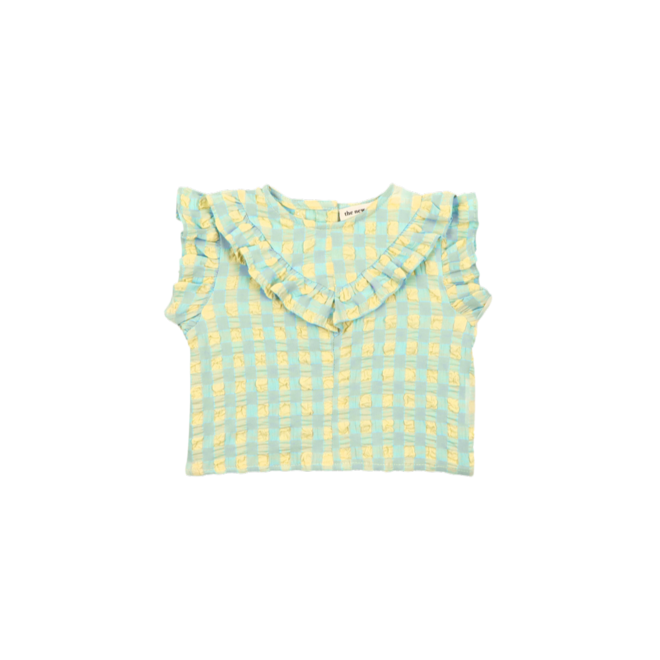 Canyon Yellow Baby Blouse - Yellow Check