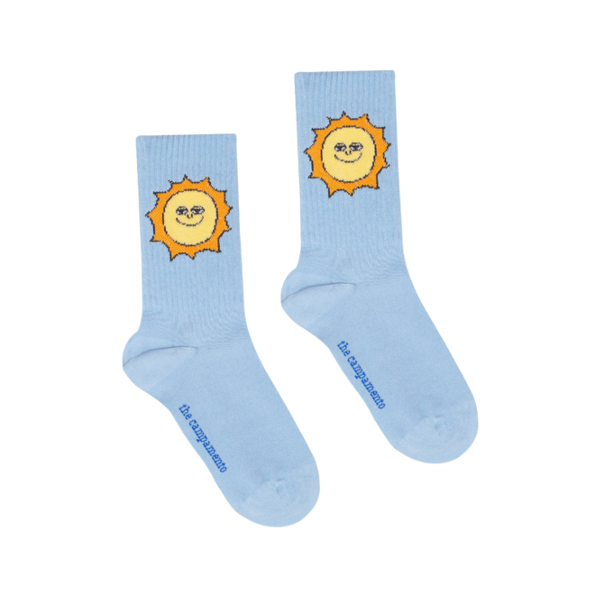 Smiling Sun Kids Socks - Blue