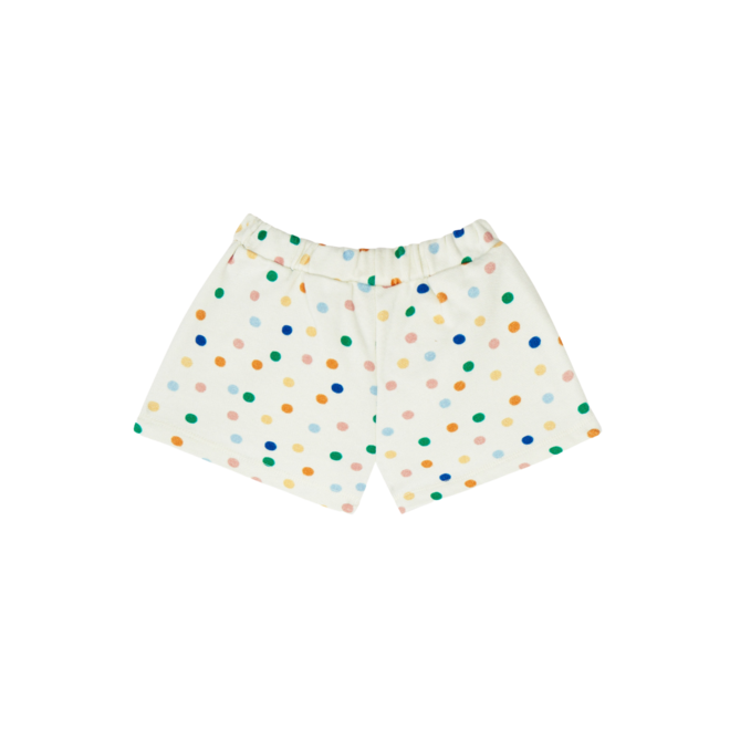 Dots Allover Baby Shorts - Ecru