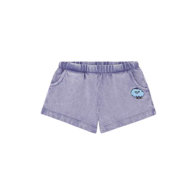 Blue Washed Baby Shorts - Blue